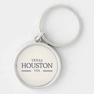 Porte-clés Houston Texas Heritage - Crème classique