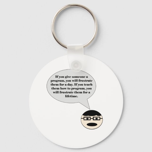 Porte-clés How To Frustrate a Programmer Keychain (Recto)