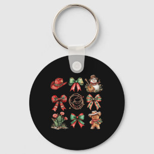 Porte-clés Howy Christmas Coquette Bow Snowman Gingerbread C
