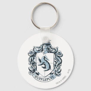 Porte-clés Hufflepuff Crest Blue