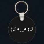 Porte-clés Hugging Emoticon (づ ◕ ‿ ‿ ◕ )づ Japonais Kaomoji Ke<br><div class="desc">Cute Geeky Asian Fun Hugging Emoticon (づ ◕ ‿ ◕ ‿ づ Kaomoji Emoticons Japonais ASCII Texte Art Face Mark. Globe Trotters se spécialise dans l'imagerie idiosyncratique du monde entier. Vous y trouverez des Cartes de Voeux,  Cartes Postales,  Posters,  Mousepads et plus encore.</div>