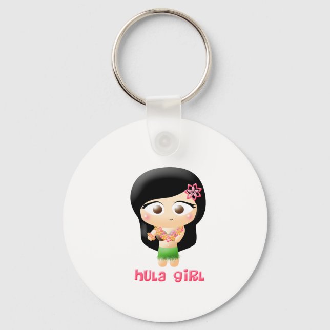 Porte-clés Hula Girl (Recto)