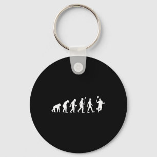 Porte-clés Human Evolution, Version du joueur de Badminton
