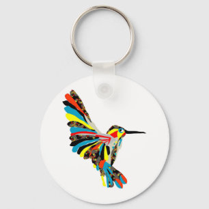 Porte-clés hummingbird drawing