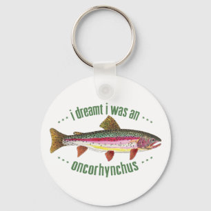 Porte-clés Humorous Rainbow Trout Fly Fishing Funny