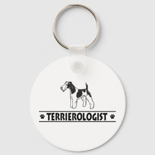 Porte-clés Humour À poils durs Fox Terrier