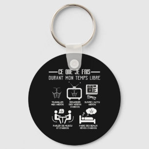 Porte-clés Humour Abs Bodybuilding Temps libre Travail 6 pack