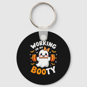 Porte-clés Humour Boo Travail Sur Mon Booty Gym Fitness Hallo
