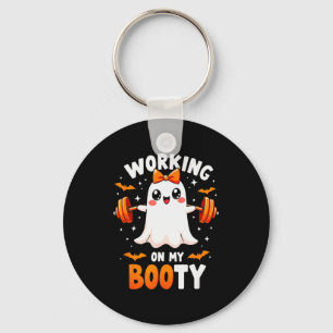 Porte-clés Humour Boo Travaille Sur Mon Booty Gym Fitness Hal