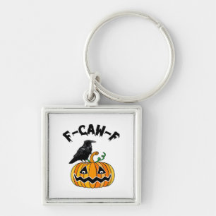 Porte-clés Humour gothique corbeau drôle F-Caw-F essentiel