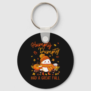 Porte-clés Humpty Funny Dumpty a eu une grande chute Happy Fa