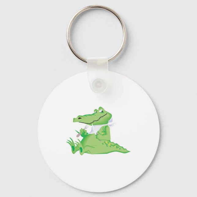 Porte-clés hungry hungry alligator (Recto)