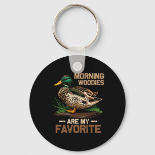 Porte-clés Hunter Morning Woody Sont Mes Canards Favoris Chas