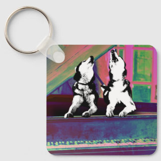 Porte-clés Huskies Howlin' Blues Keychain