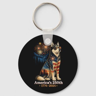Porte-clés Husky Aamericas 250e anniversaire 1776 2026
