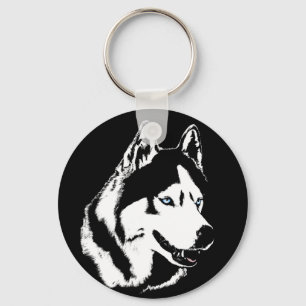 Porte-clés Husky Keychain Siberian Husky Malamute Dog Gifts