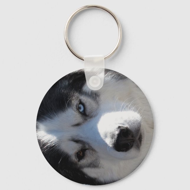 Porte-clés Husky Keychain Siberian Husky / Malamute Gifts (Recto)