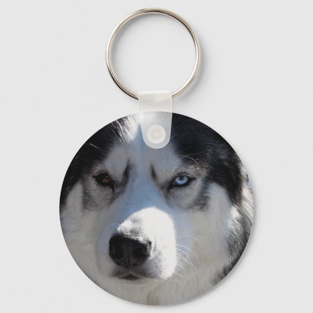 Porte-clés Husky Keychain Siberian Husky / Malamute Gifts (Recto)