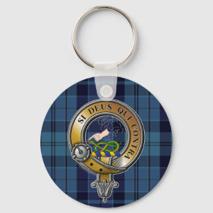 Porte-clés Hutton Tartan & Badge