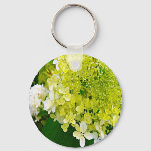 Porte-clés Hydrangea Limelight Vert Chartreuse Élégant