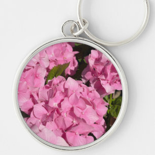 Porte-clés Hydrangea rose