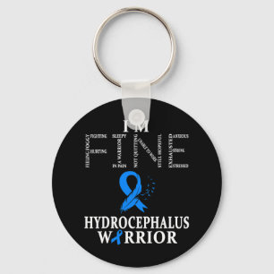 Porte-clés Hydrocéphalie Guerrier Je vais bien