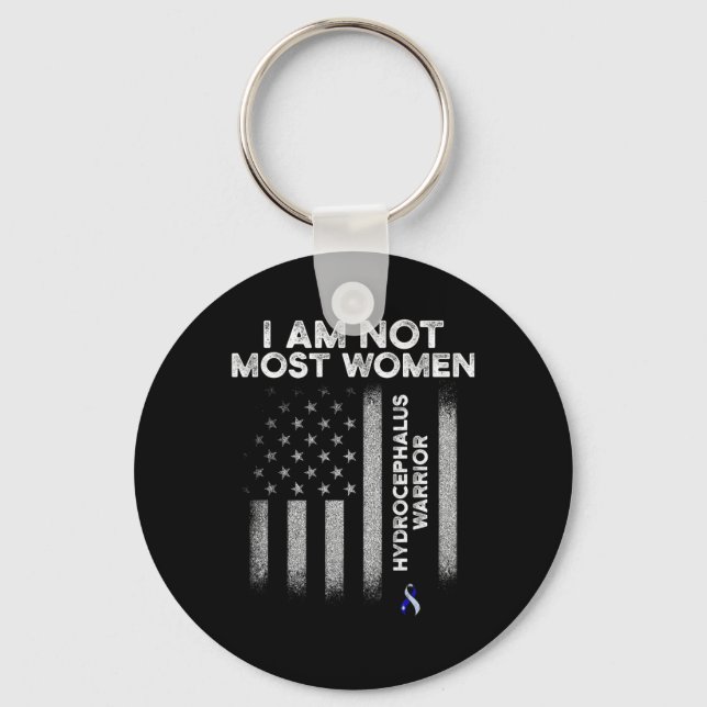 Porte-clés Hydrocéphalie Survivante La plupart des femmes (Recto)