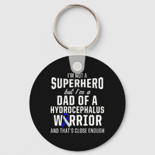 Porte-clés Hydrocéphalie Survivor Papa Hero
