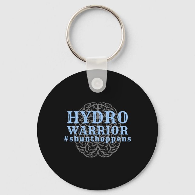 Porte-clés Hydrocephalus Walk Hydro Warrior Shunt se produit (Recto)
