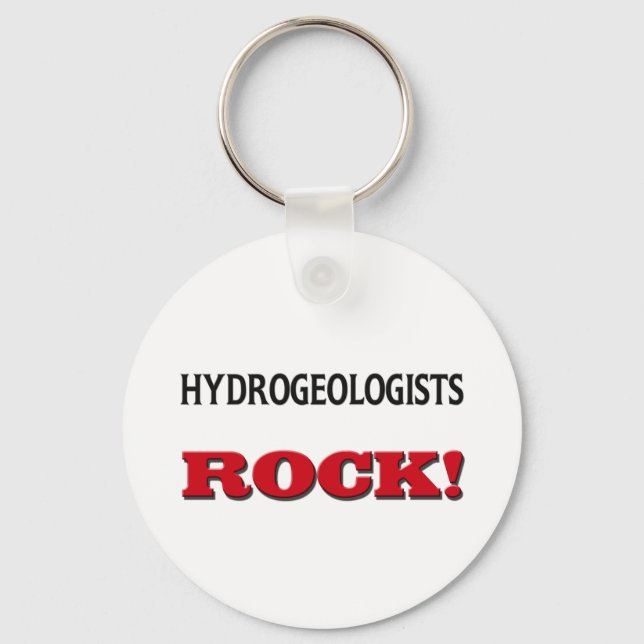 Porte-clés Hydrogeologists Rock (Recto)