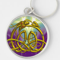 HYPER DRAGON Gold Celtic Knots en violet
