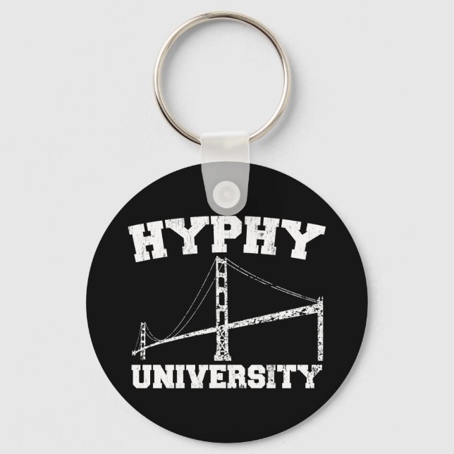 Porte-clés Hyphy University zone de yay (Recto)