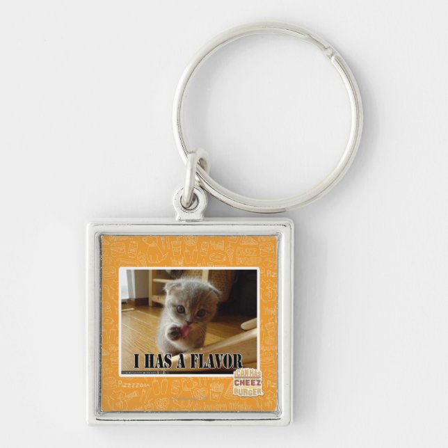 Porte-clés I a une saveur (Devant)