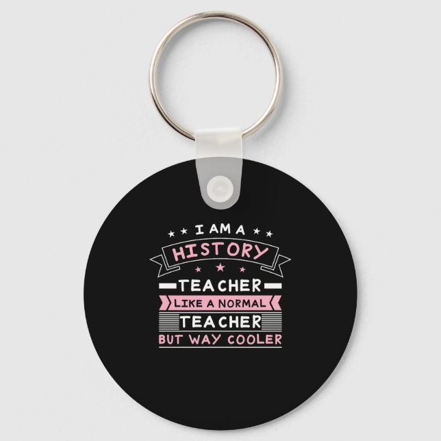 Porte-clés I Am A History Teacher (Recto)