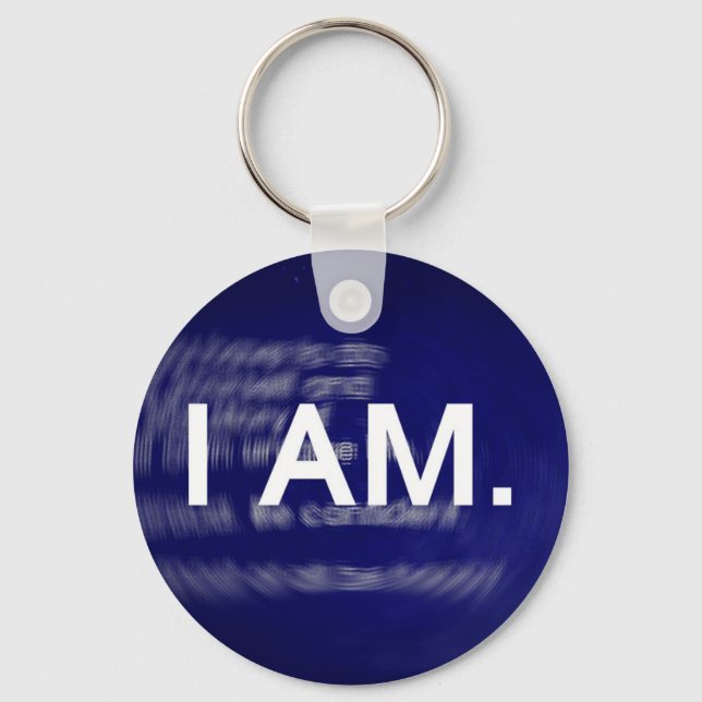 Porte-clés I AM - MetaPhysics - LOA (Recto)