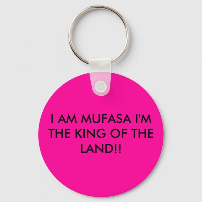PORTE-CLÉS I AM MUFASA I'M THE KING OF THE LAND!! (Recto)