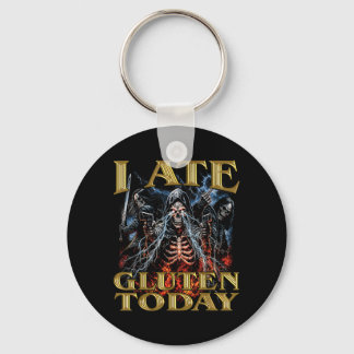 Porte-clés I Ate Gluten Today Horror Bootleg Cool Hard