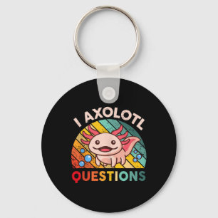 Porte-clés I Axolotl Questions Filles Garçons Cute Kawaii Axo