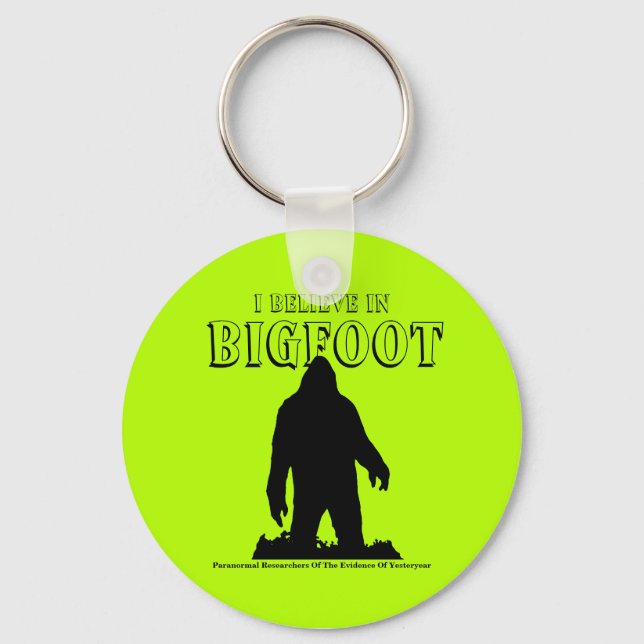 Porte-clés I believe in bigfoot keychain (Recto)