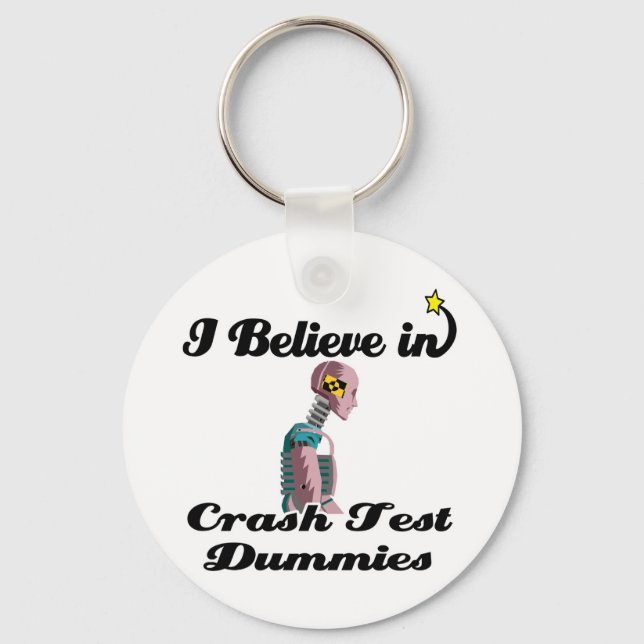 Porte-clés i believe in crash test dummies (Recto)