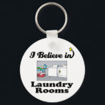 Porte-clés i believe in laundry rooms<br><div class="desc">Show off what you believe in and are passionate about. Email me at doonidesigns@aol.com for special requests.</div>