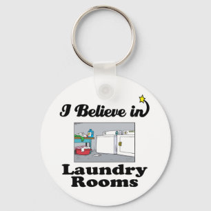 Porte-clés i believe in laundry rooms