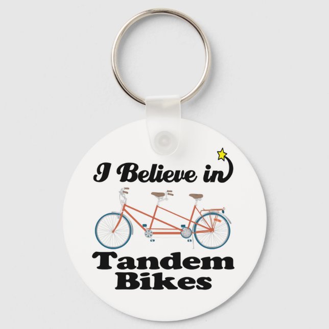 Porte-clés i believe in tandem bikes (Recto)