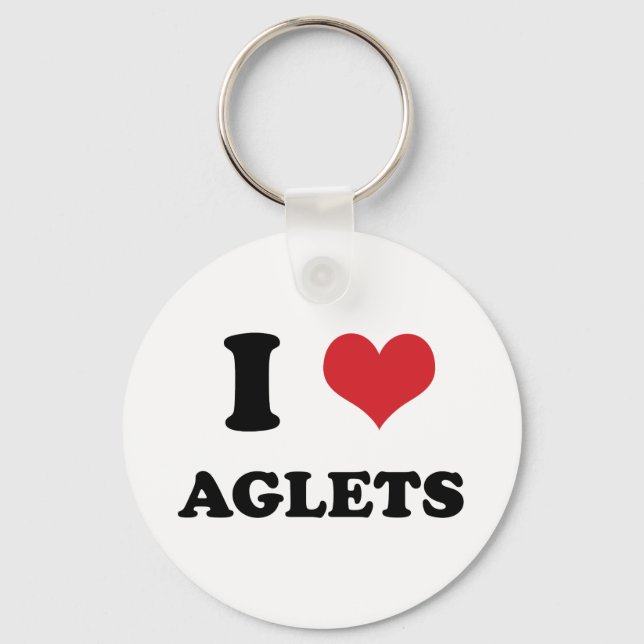 Porte-clés I (coeur) Aglets (Recto)
