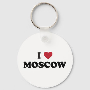 Porte-clés I coeur Moscou Russie