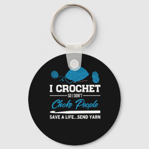 Porte-clés I Crochet Choke Personnes Sauver Une Vie Envoyer F