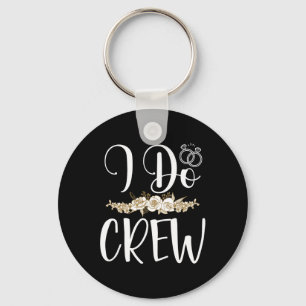 Porte-clés I Do Crew Cercle Mariage mariée mariée mariée mari
