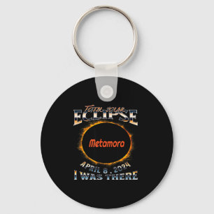 Porte-clés I Funny Éclipse Solaire Metamora Indiana Là