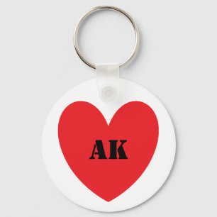 Porte-clés I Heart Alaska Keychain