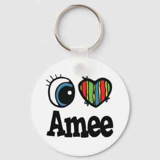 Porte-clés I Heart (Amour) Amee